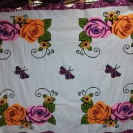 Mantel punto de cruz