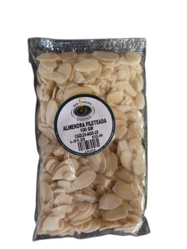 ALMENDRA FILETEADA C100 GRS DIEPAN