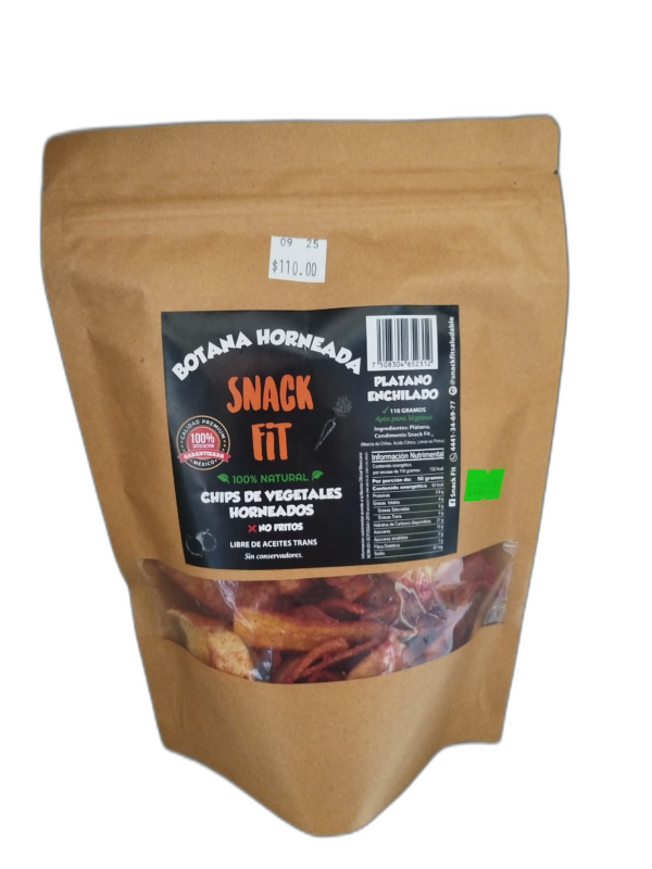 BOTANA HORNEADA PLATANO CHILE 110 GRS