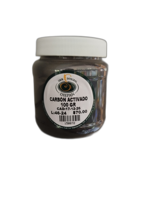CARBON ACTIVADO BOTE 100 GR