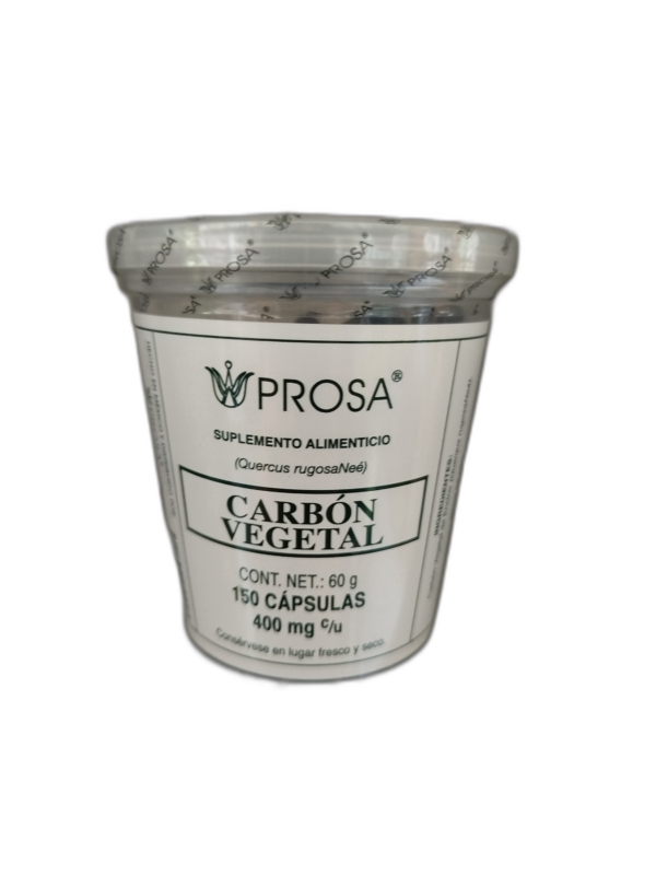 CARBON VEGETAL 150 CAPSULAS 400MG PROSA