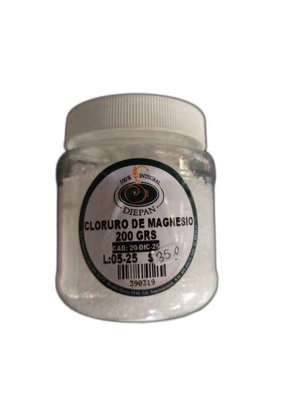 CLORURO DE MAGNESIO 200 GR DIEPAN