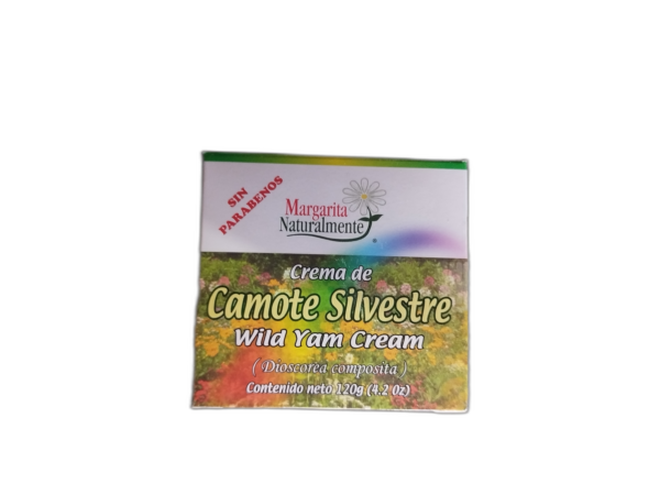 CREMA DE CAMOTE SILVESTRE 120 GRS MARGARITA NATURALMENTE