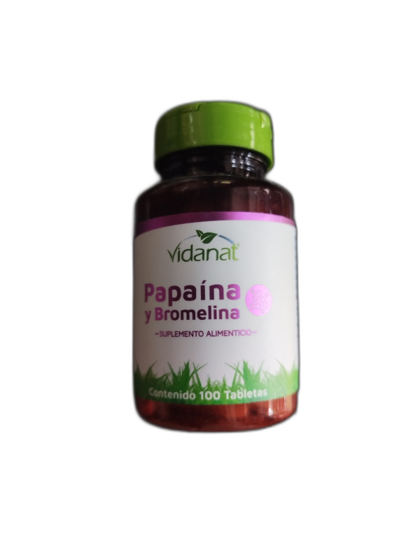 ENZIMAX 100 TABLETAS VIDANAT PAPAINA Y BROMELINA