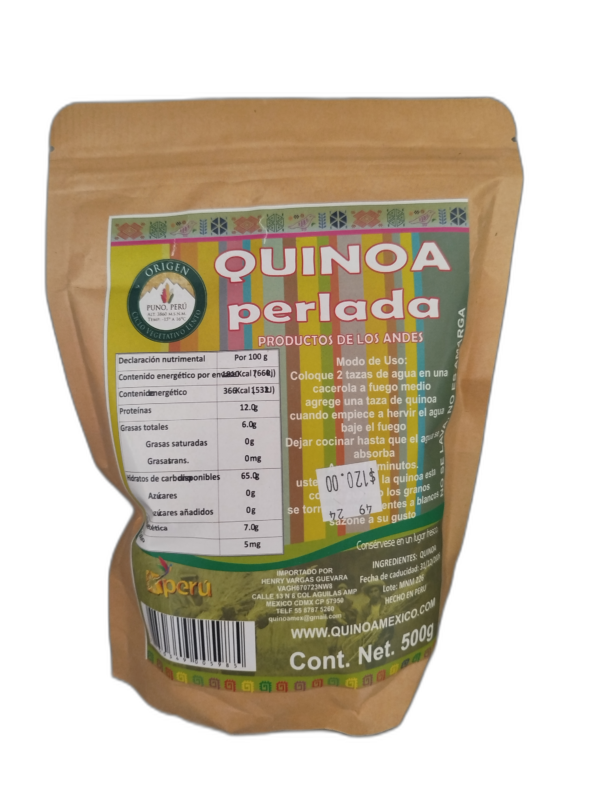 QUINOA PERLADA 500 GR
