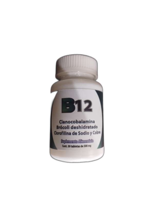 VITAMINA B12 500MG 30 TAB DOS MUNDOS