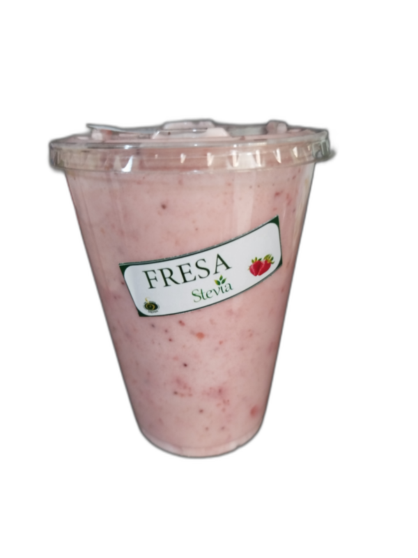 YOGURT STEVIA FRESA C10 OZ DIEPAN
